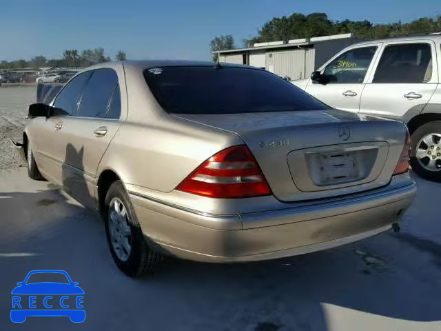 2002 MERCEDES-BENZ S 430 WDBNG70J52A312989 зображення 2