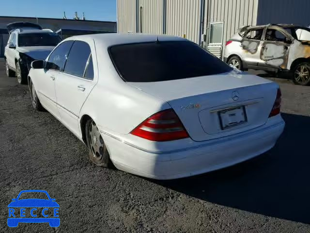 2000 MERCEDES-BENZ S 430 WDBNG70J1YA109350 image 2