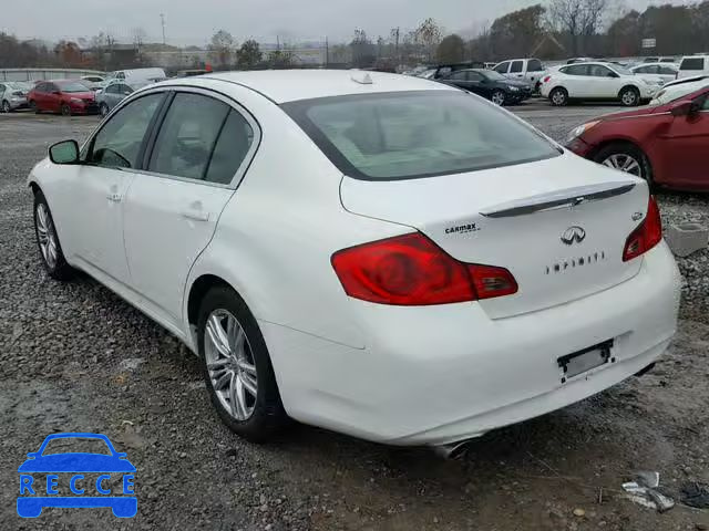 2012 INFINITI G25 BASE JN1DV6AP1CM811100 image 2