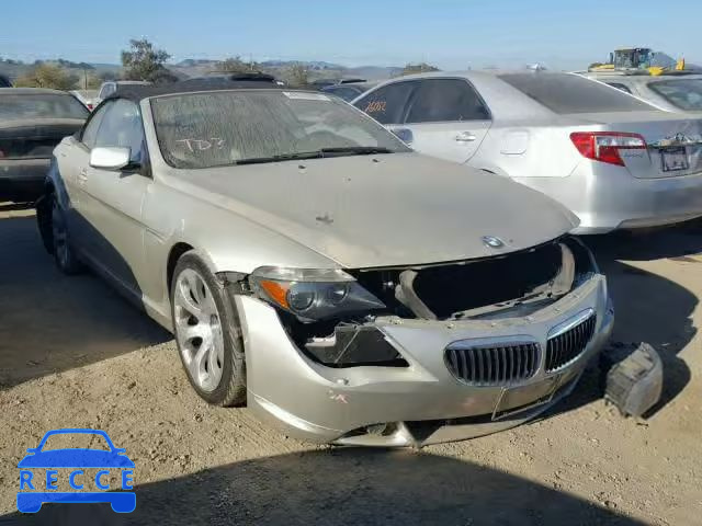 2006 BMW 650 I WBAEK13486CN77142 image 0