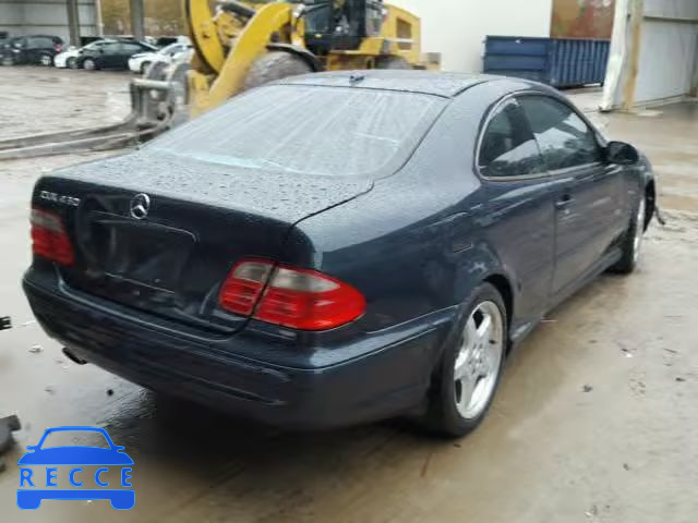 2002 MERCEDES-BENZ CLK 430 WDBLJ70G92F197488 зображення 3