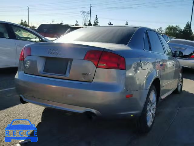 2008 AUDI A4 2.0T WAUAF78E38A161649 image 3