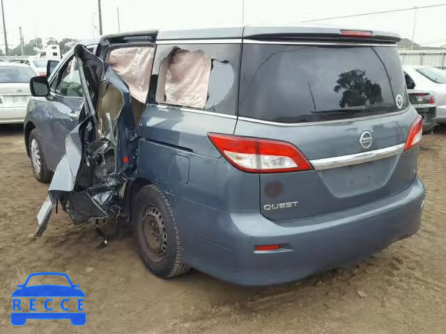 2011 NISSAN QUEST S JN8AE2KP2B9010382 зображення 2