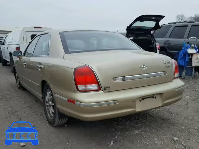 2002 HYUNDAI XG 350 KMHFU45E92A186124 image 2