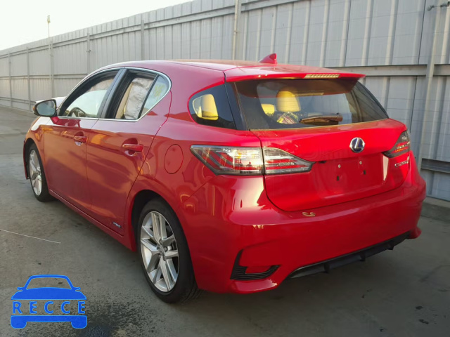 2017 LEXUS CT 200 JTHKD5BHXH2300981 image 2