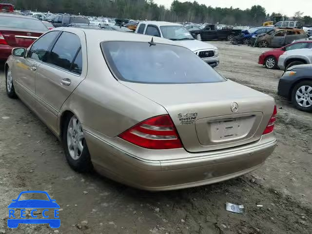 2002 MERCEDES-BENZ S 430 WDBNG70J12A297391 зображення 2