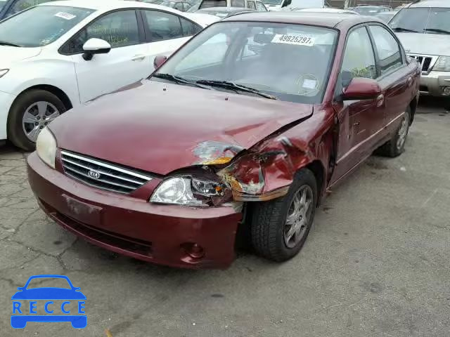 2002 KIA SPECTRA BA KNAFB121325202236 image 1