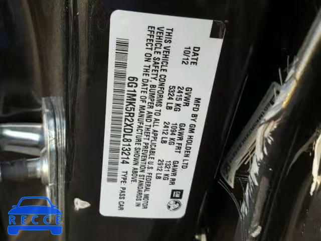 2013 CHEVROLET CAPRICE PO 6G1MK5R2XDL813214 image 9