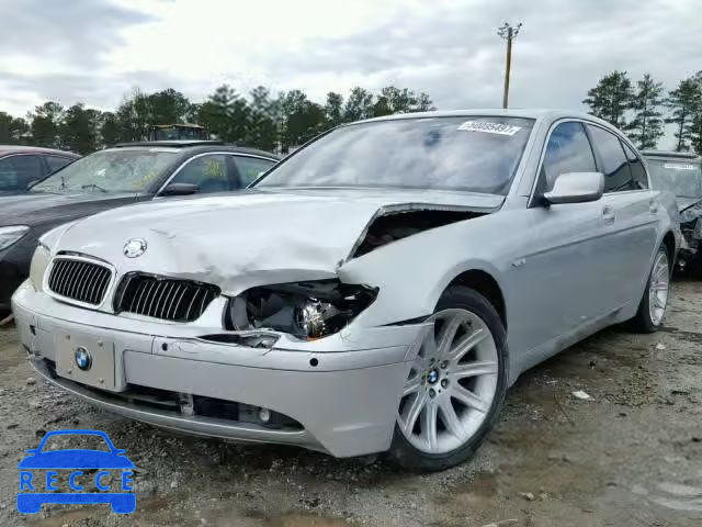 2002 BMW 745 I WBAGL63412DP55058 image 1