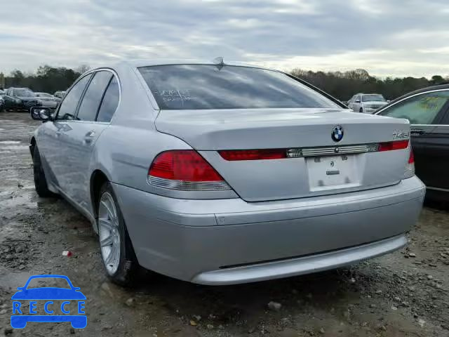 2002 BMW 745 I WBAGL63412DP55058 image 2