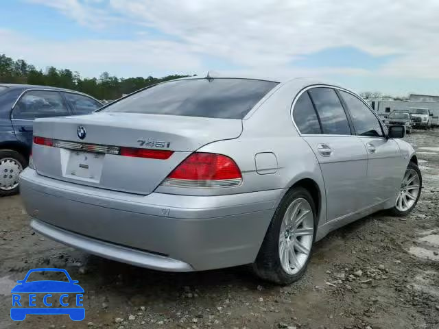 2002 BMW 745 I WBAGL63412DP55058 image 3