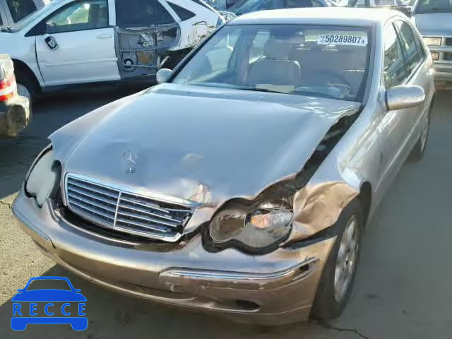 2001 MERCEDES-BENZ C 240 WDBRF61J71F030769 Bild 1