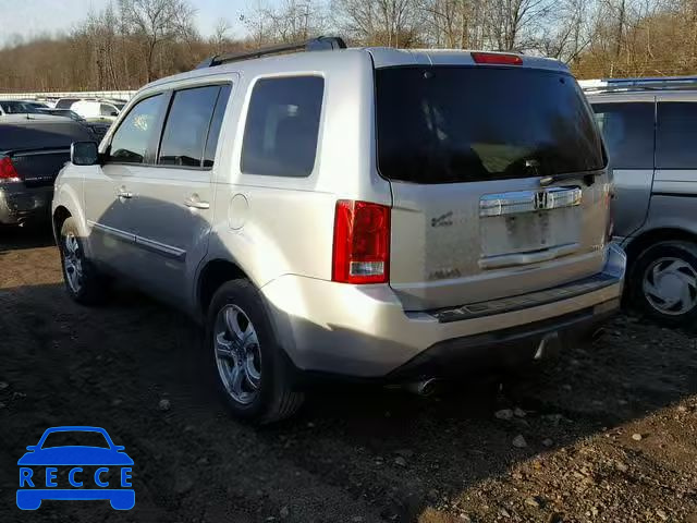 2013 HONDA PILOT EXLN 5FNYF4H70DB024493 image 2