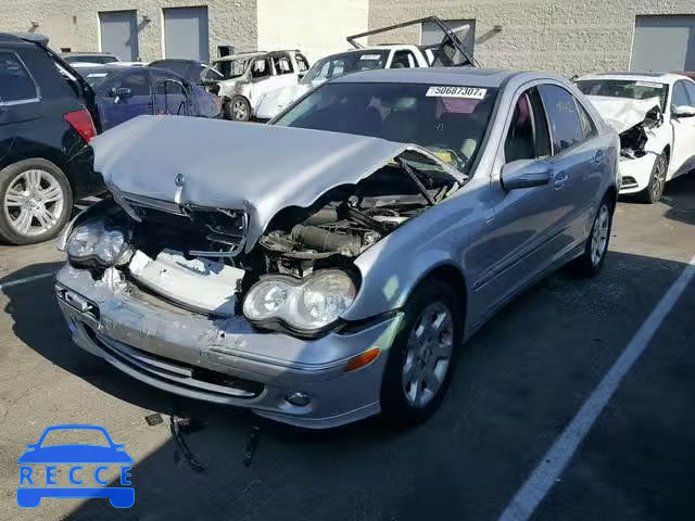2005 MERCEDES-BENZ C 240 WDBRF61J45A766667 image 1