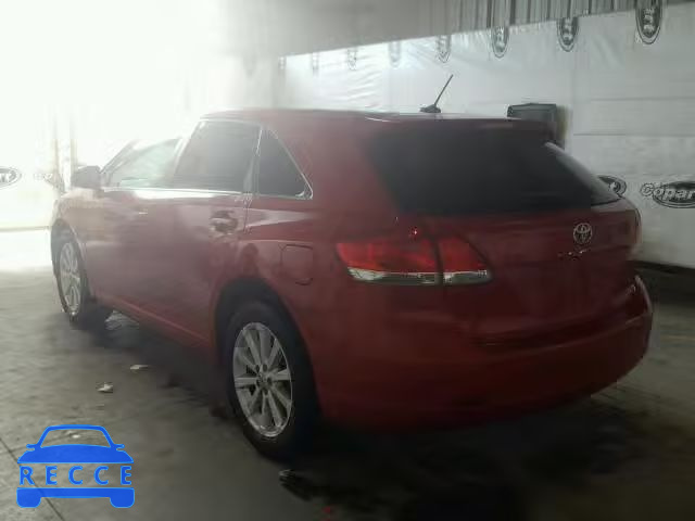 2012 TOYOTA VENZA LE 4T3ZA3BB1CU057795 image 2