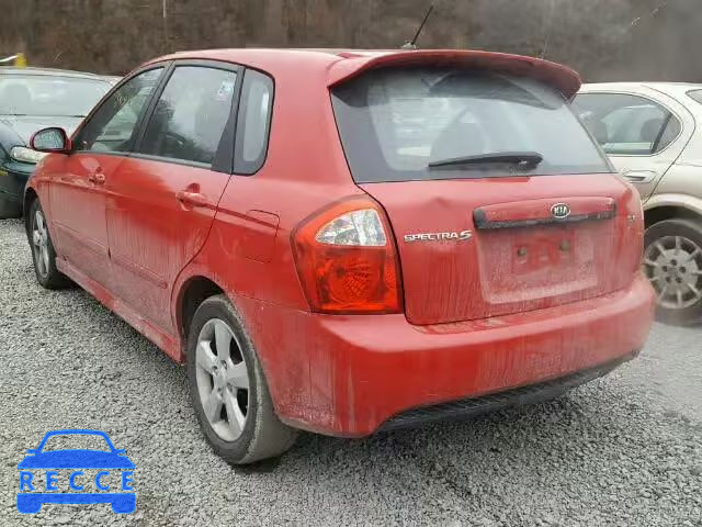 2009 KIA SPECTRA SX KNAFE242395025569 зображення 2