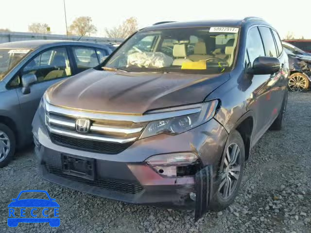 2016 HONDA PILOT EXLN 5FNYF6H79GB508498 image 1