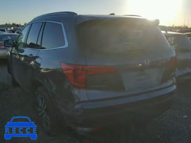2016 HONDA PILOT EXLN 5FNYF6H79GB508498 image 2