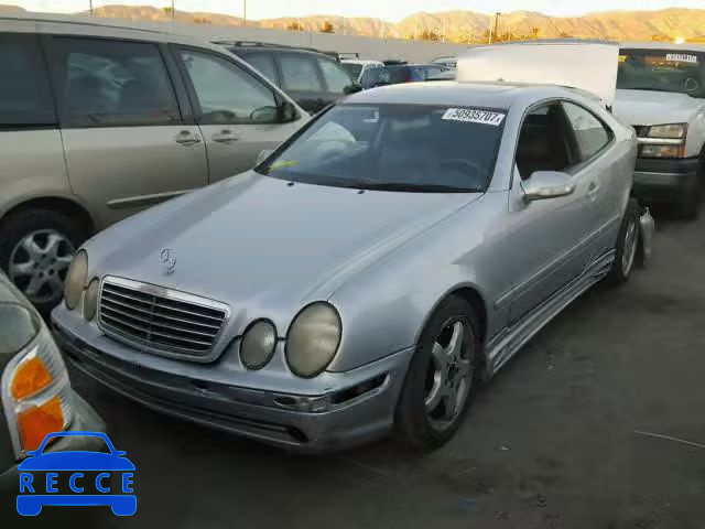 2002 MERCEDES-BENZ CLK 430 WDBLJ70G12T126691 image 1