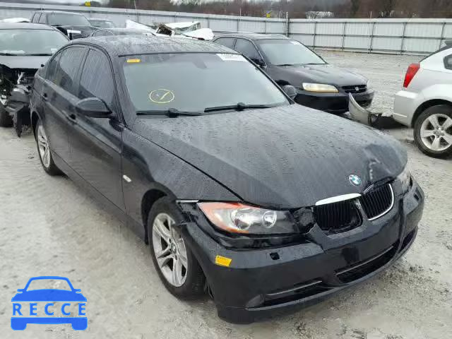 2008 BMW 328 XI SUL WBAVC73548KP39155 зображення 0