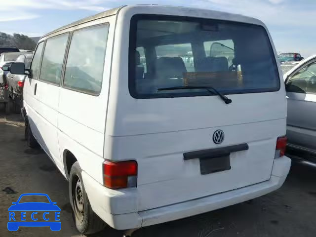 1993 VOLKSWAGEN EUROVAN GL WV2KD0702PH038619 зображення 2