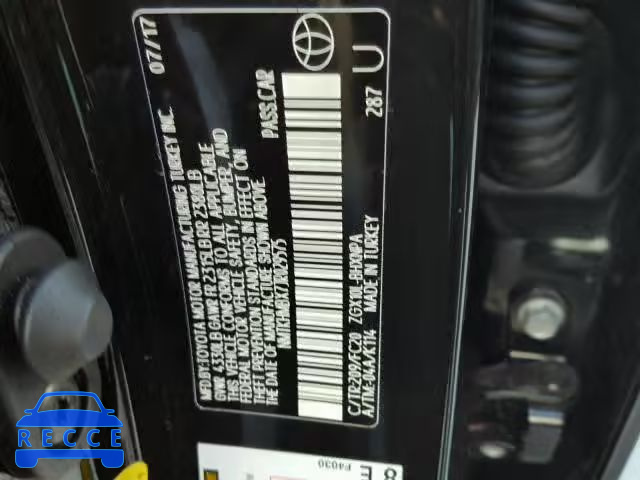 2018 TOYOTA C-HR XLE NMTKHMBX7JR029575 image 9