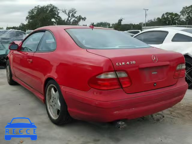 2000 MERCEDES-BENZ CLK 430 WDBLJ70G0YF123238 image 2