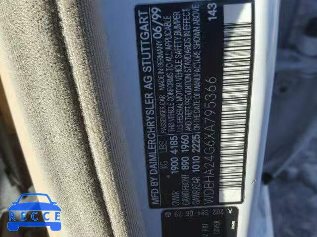 1999 MERCEDES-BENZ C 230 WDBHA24G6XA795366 image 9