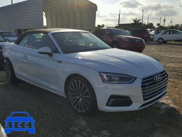 2018 AUDI A5 PREMIUM WAUYNGF55JN004210 image 0