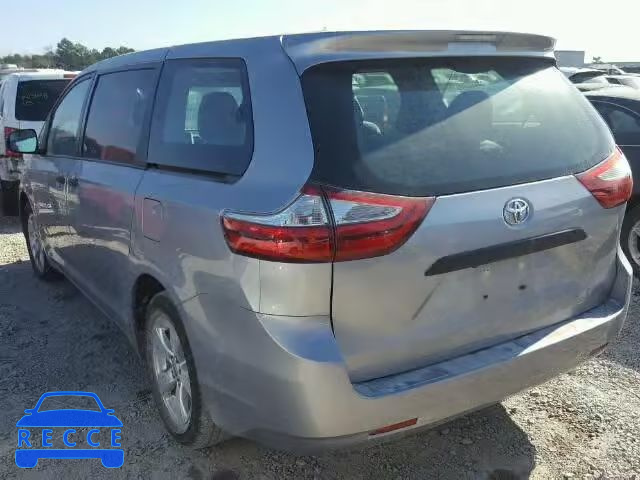 2017 TOYOTA SIENNA BAS 5TDZZ3DC0HS781372 image 2