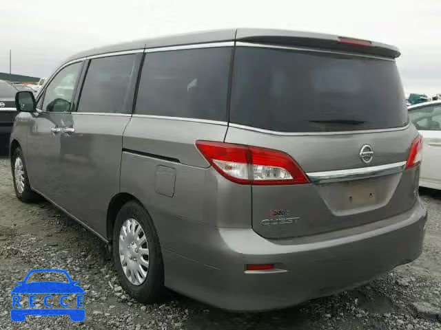 2011 NISSAN QUEST S JN8AE2KP1B9013130 зображення 2