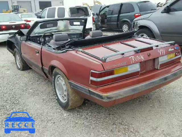 1986 FORD MUSTANG LX 1FABP27M8GF314758 Bild 2