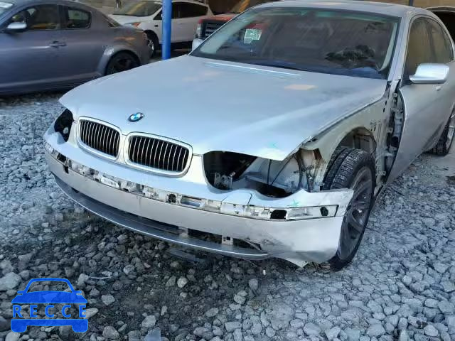 2002 BMW 745 I WBAGL63432DP60360 image 8