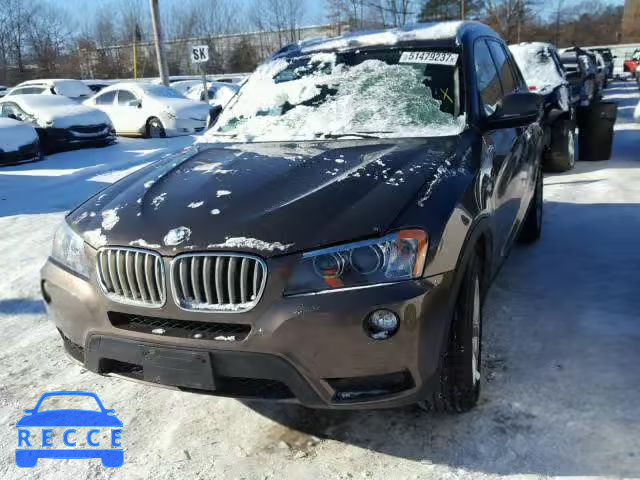 2012 BMW X3 XDRIVE3 5UXWX7C55CL737847 image 1