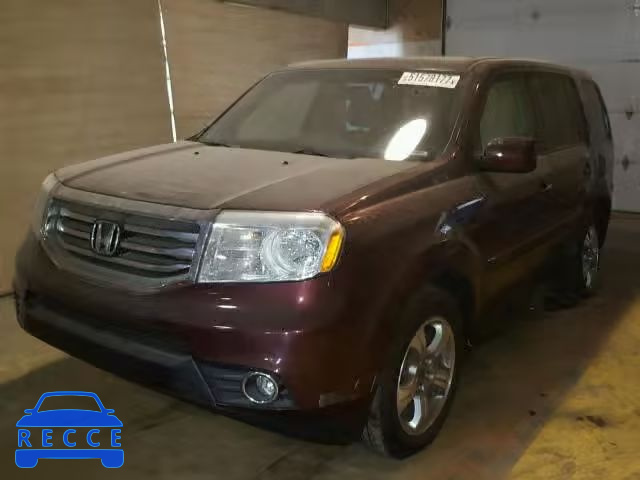 2013 HONDA PILOT EXLN 5FNYF4H7XDB032620 image 1