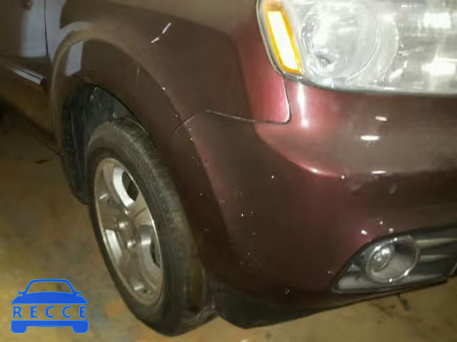 2013 HONDA PILOT EXLN 5FNYF4H7XDB032620 image 8