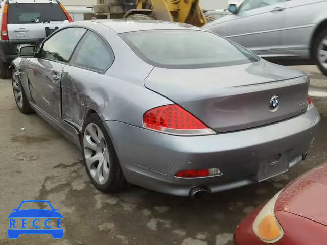 2006 BMW 650 I WBAEH13496CR46248 зображення 2