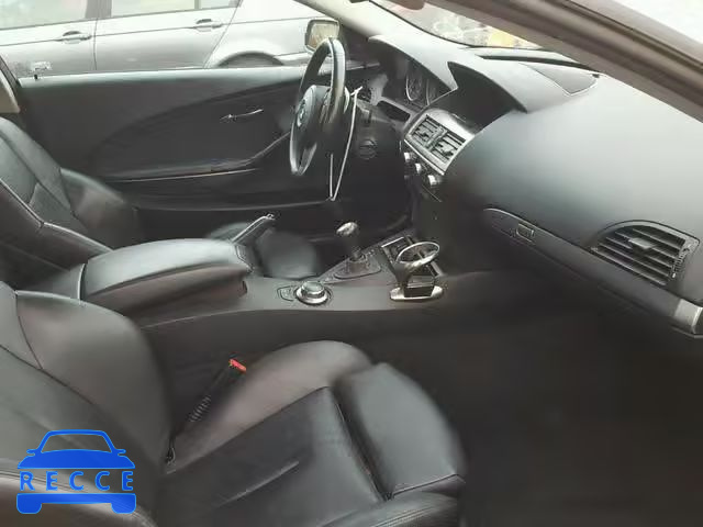 2006 BMW 650 I WBAEH13496CR46248 зображення 4