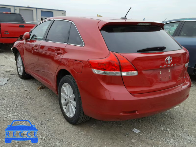 2012 TOYOTA VENZA LE 4T3ZA3BB0CU056315 image 2