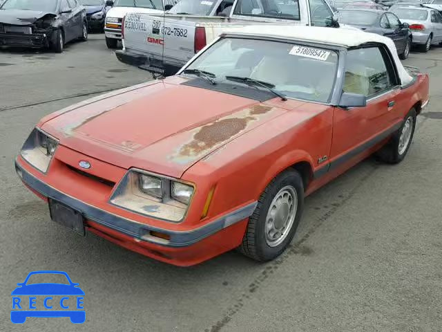 1986 FORD MUSTANG LX 1FABP27M0GF221037 Bild 1