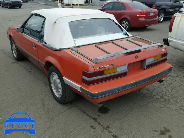 1986 FORD MUSTANG LX 1FABP27M0GF221037 Bild 2