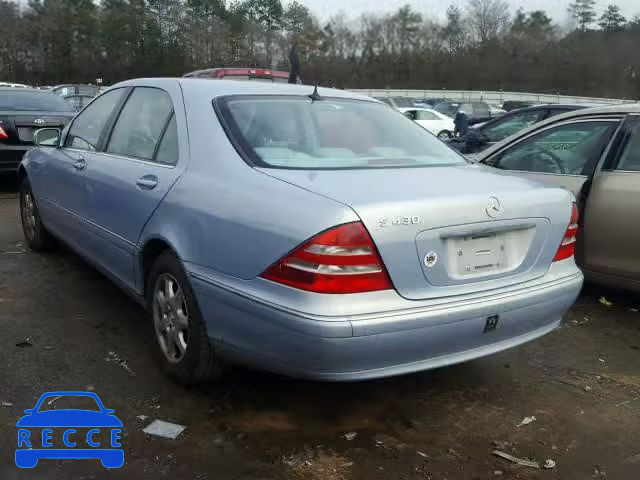 2000 MERCEDES-BENZ S 430 WDBNG70J8YA130163 image 2