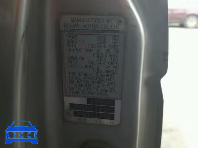 1986 NISSAN D21 SHORT JN6ND11S2GW011201 image 9