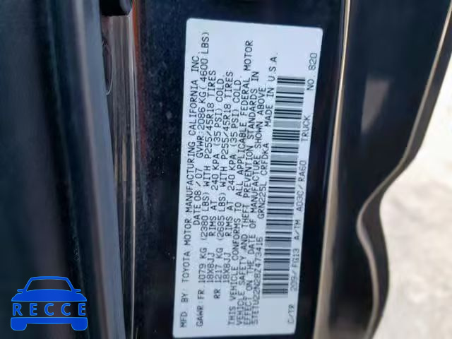 2008 TOYOTA TACOMA X-R 5TETU22N28Z473416 зображення 9