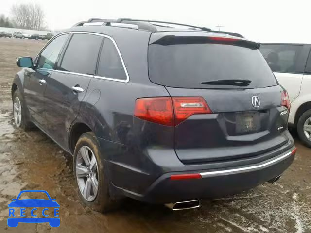 2013 ACURA MDX ADVANC 2HNYD2H65DH001104 зображення 2