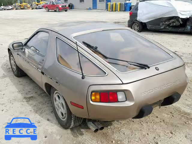 1981 PORSCHE 928 WP0JA0922BS821310 зображення 2