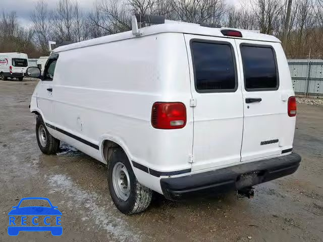 2003 DODGE RAM VAN B2 2D7JB21Y43K505613 image 2