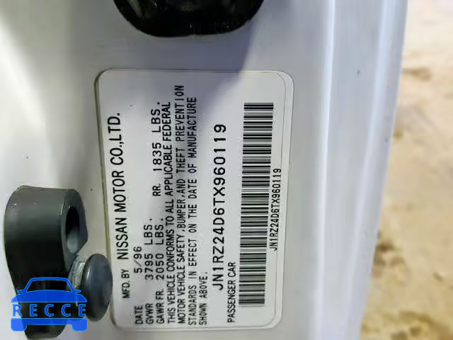 1996 NISSAN 300ZX JN1RZ24D6TX960119 image 9