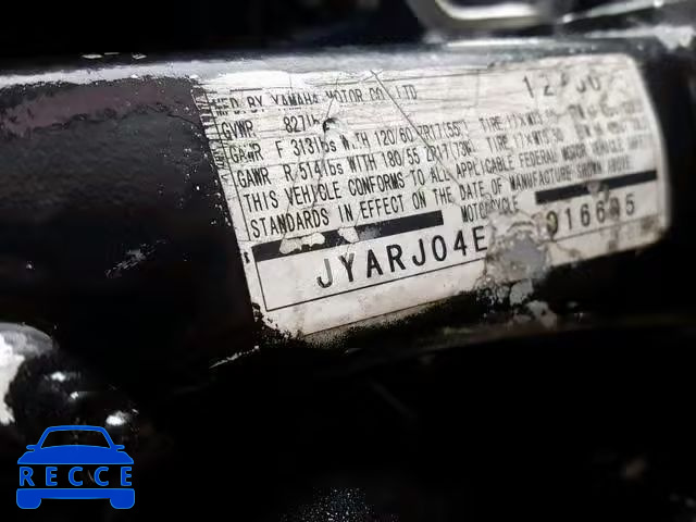 2001 YAMAHA YZFR6 L JYARJ04E51A016695 image 9