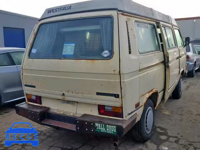 1982 VOLKSWAGEN VANAGON CA WV2ZA0254CH128181 зображення 3